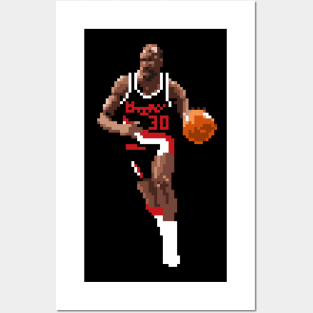 Terry Porter Pixel Dribble Posters and Art